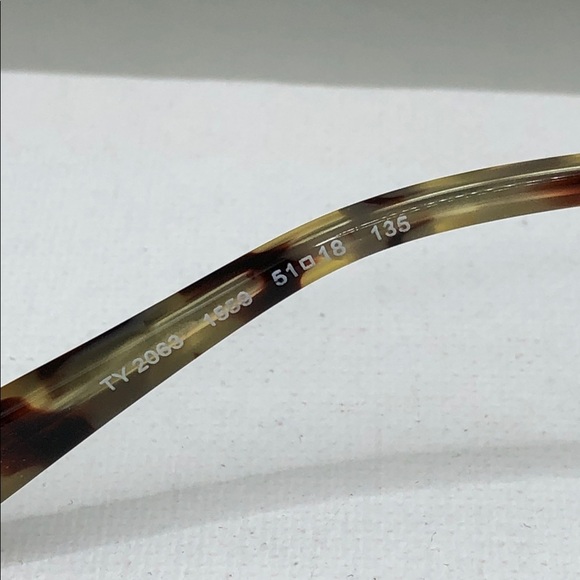 Tory Burch TY 2063 1390 51□18 135 Tortoise New Demo Lenses